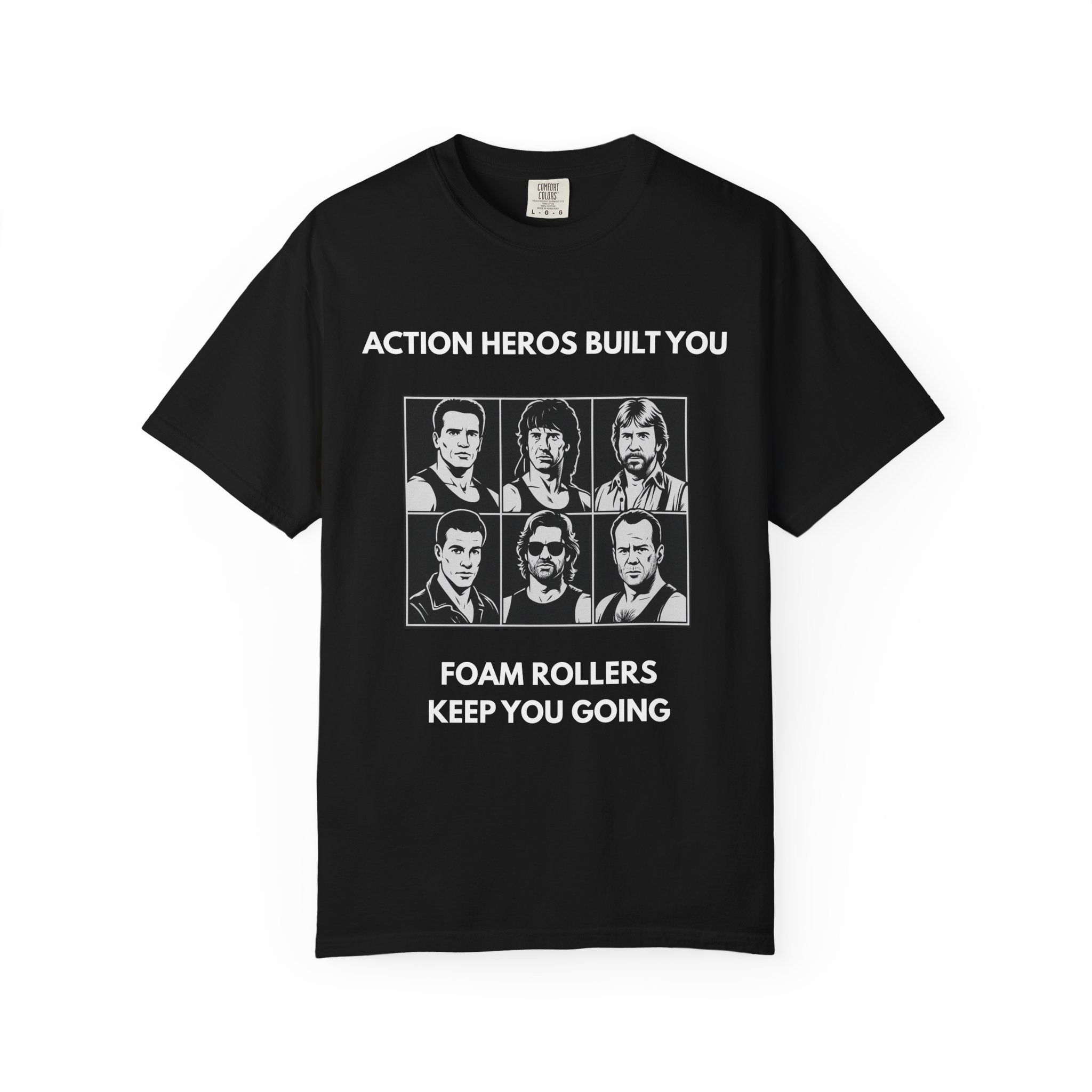 Action Heros T-Shirt - Black