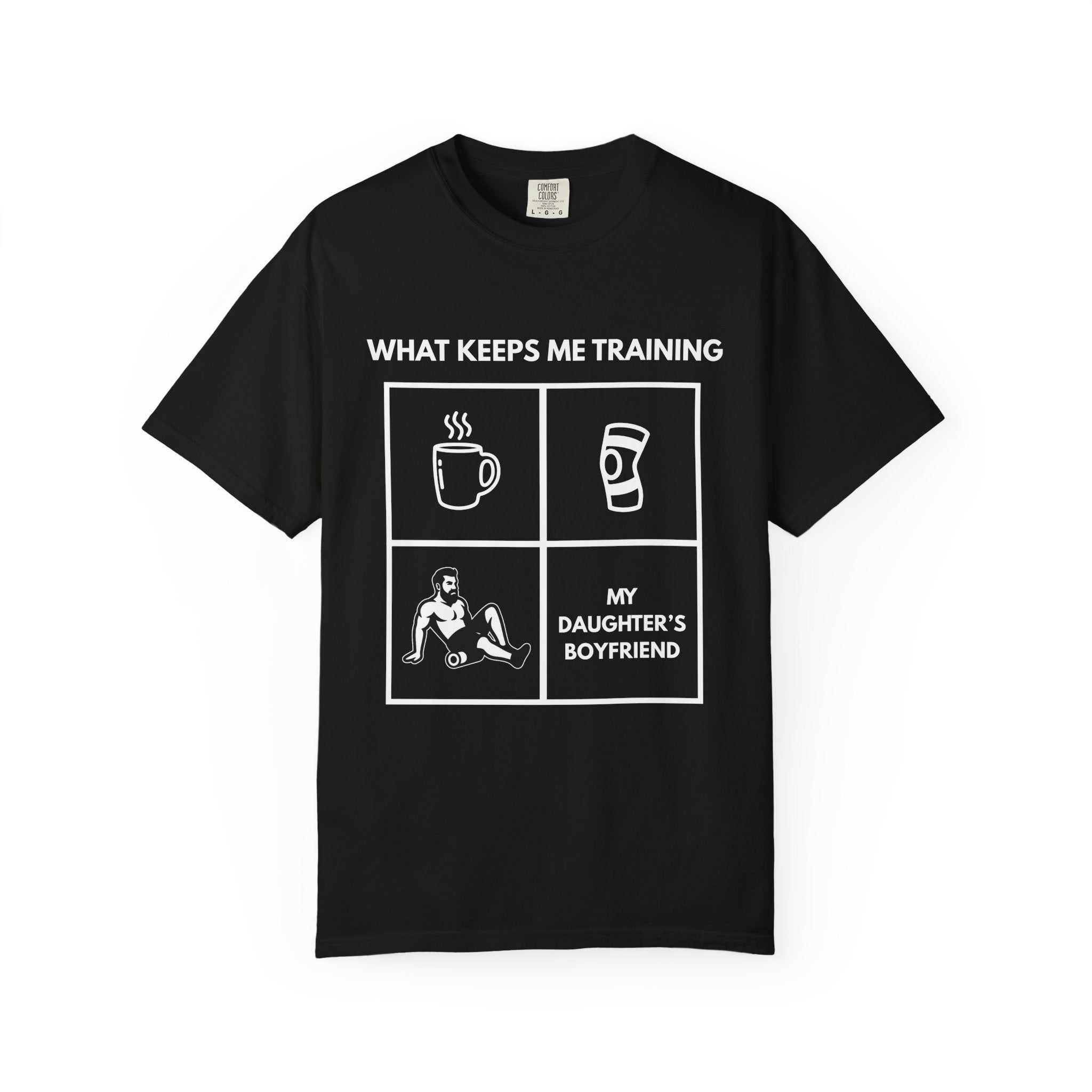 What Keeps Dad Going T-shirt - Black