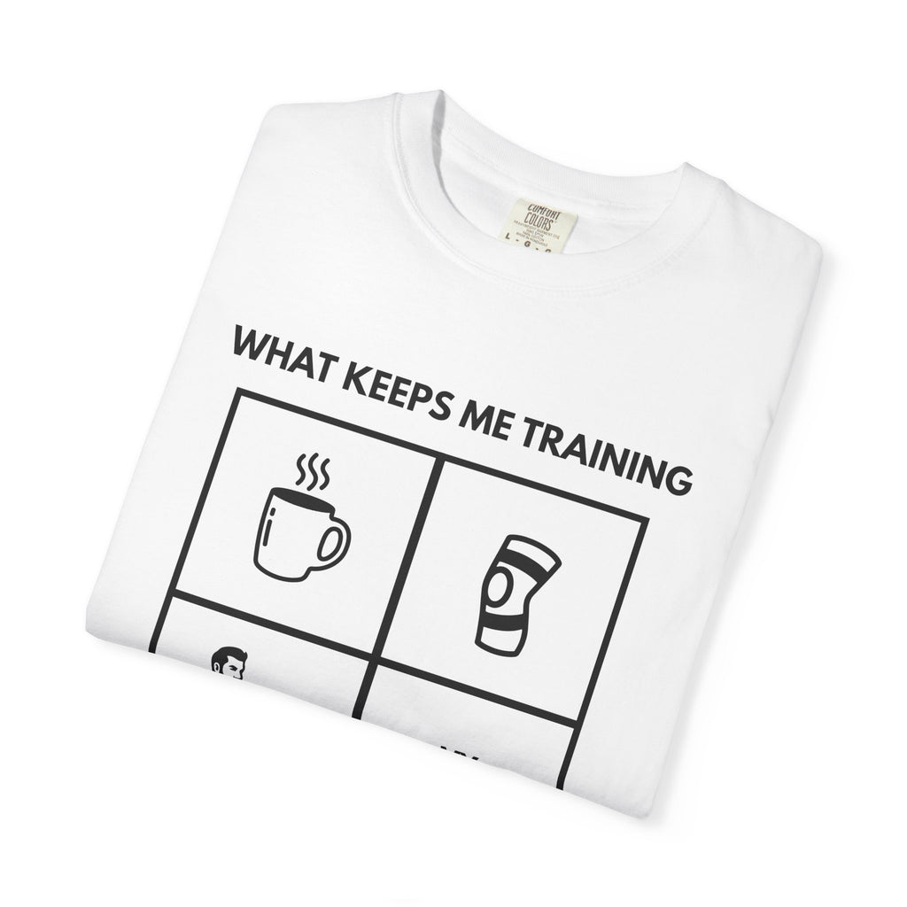 What Keeps Dad Going T-shirt - White